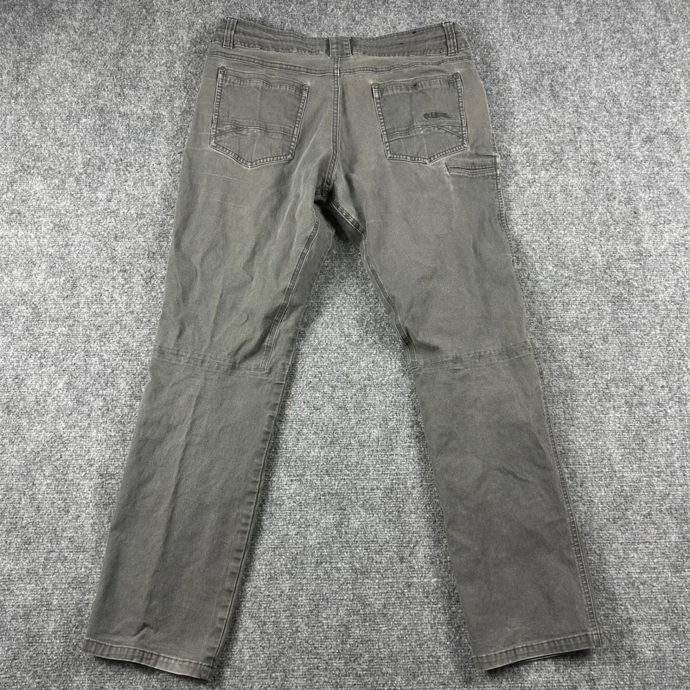 Kuhl Kanvus Jean Mens‎ 32x31 Gray Vintage Patina Dye Stretch Canvas Work Pants